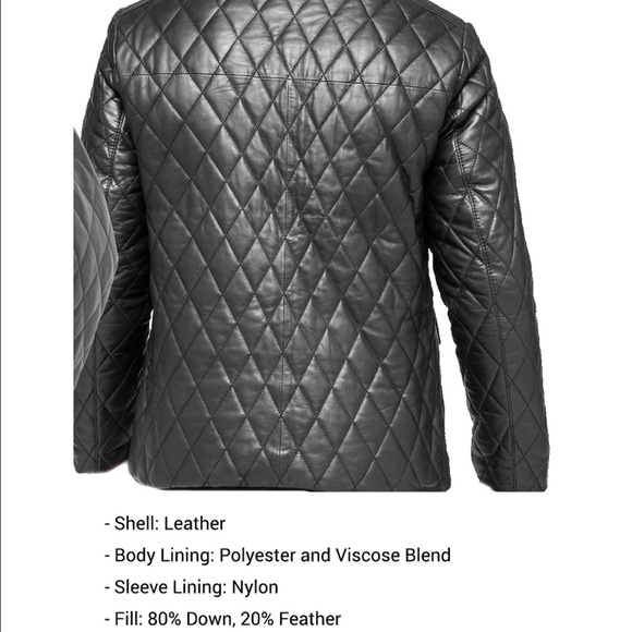 Andrew Marc Mens Keelan Leather Jacket Size L- EUC - Picture 4 of 4