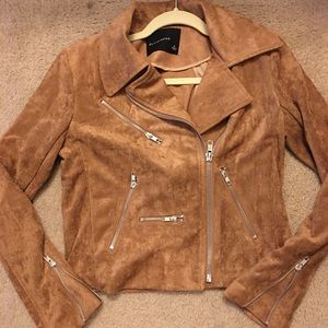 LuLu's suede moto jacket