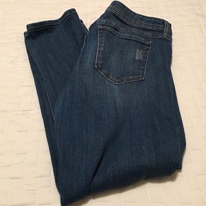 JCP slightly distressed jeans