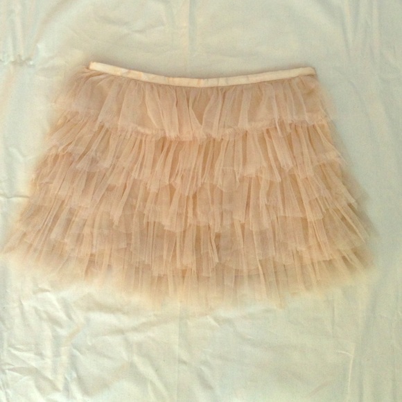 Forever 21 blush ruffle tulle tutu