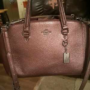 Coach metallic bag