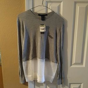 Marc Jacobs Pavilion combo sweater Frost Grey
