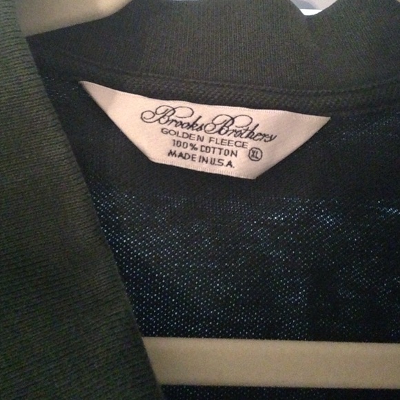 Brooks Brothers Men's Green Polo