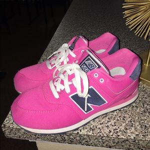 Pink new balances 574