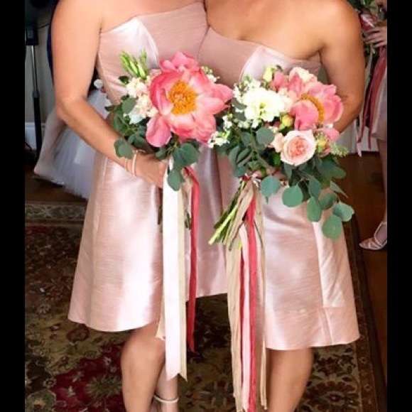 Strapless Blush Dress - Picture 2 of 4