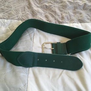 Girls all star green softball belt