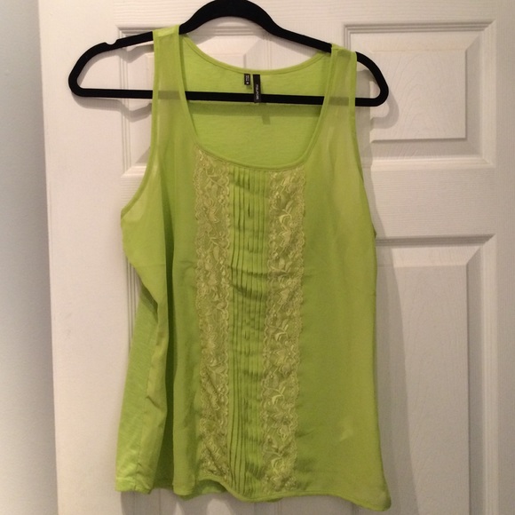 Lime Green Blouse