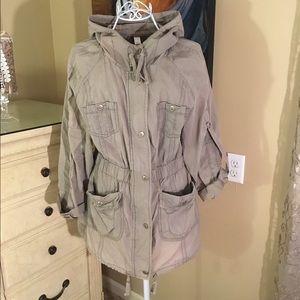 EUC Ann Taylor Loft light coat