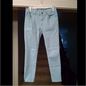 Light blue stretchy skinny jeans
