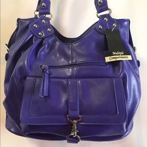 Purple shoulder bag