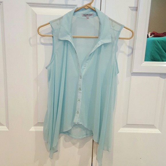 Sheer dressy tank