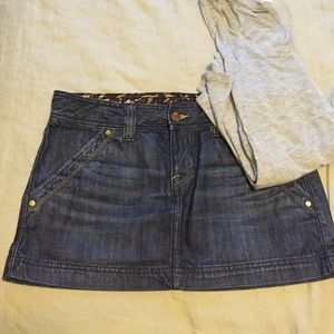 X2 denim skirt