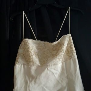 Long off white dress