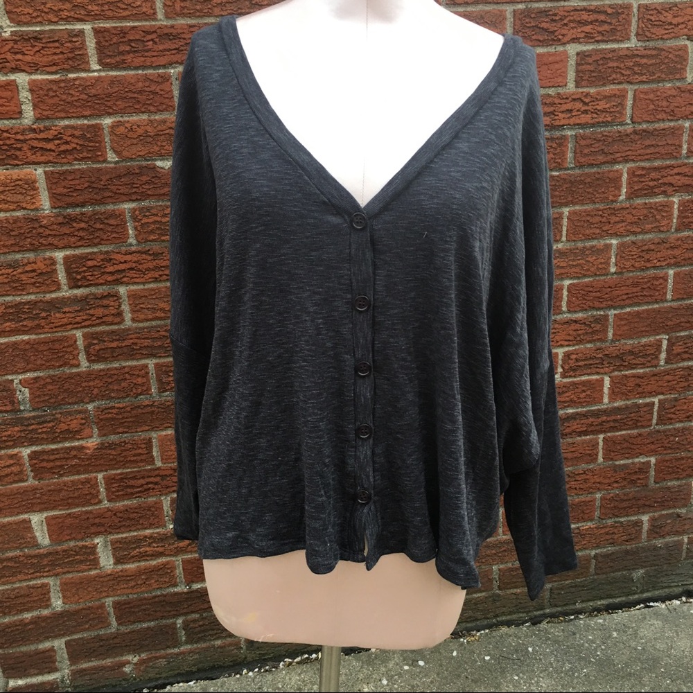 Charcoal cardigan