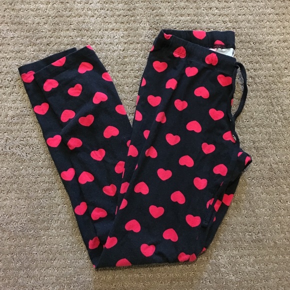 Stretchy Heart Pajama Pants