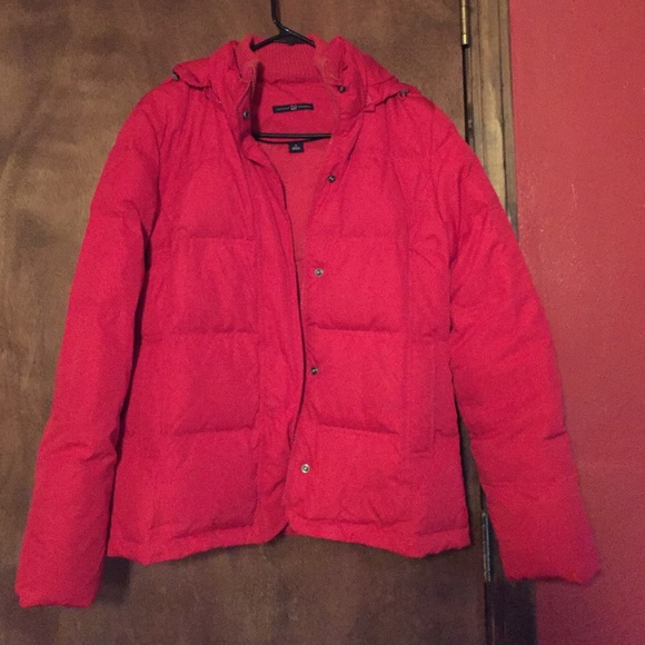 Gap Down hooded coat Sz M