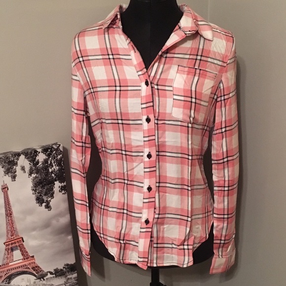 Pink Plaid Flannel - Picture 2 of 4