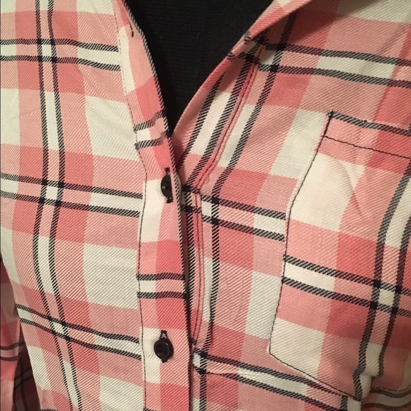 Pink Plaid Flannel - Picture 3 of 4