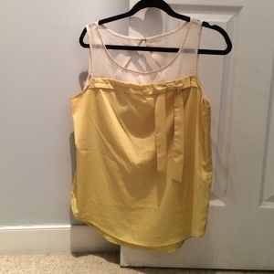 Cream and yellow blouse