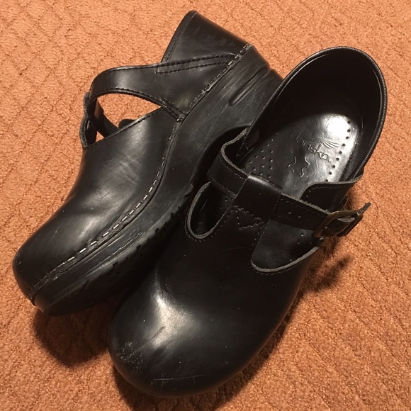 Dansko Black Mary Janes Size 40