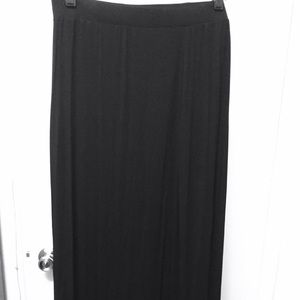 Black maxi skirt