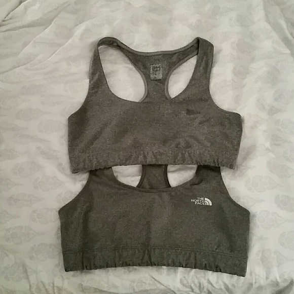 Northface Gray Sports Bras