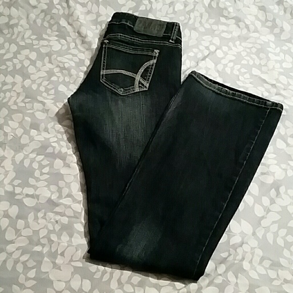 ZANIDI 5 Dark wash boot cut jeans - Picture 1 of 4