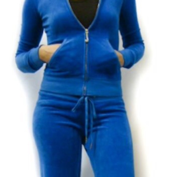 Juicy Couture electric blue tracksuit PRELOVED