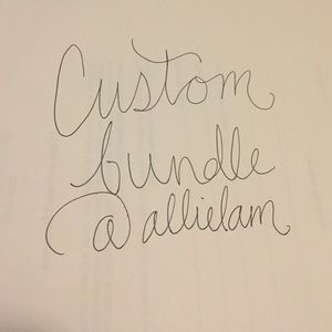 Custom bundle for @allielam