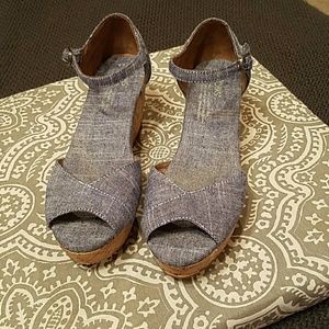 Denim Toms wedges