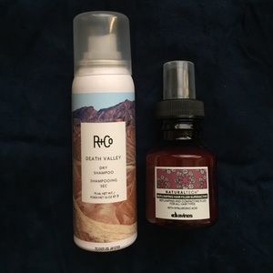 Hair product samples