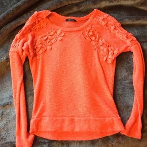 Bright & fun coral sweater