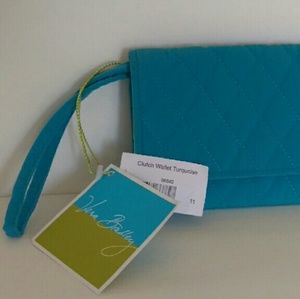 Vera Bradley Clutch Wallet Turquoise