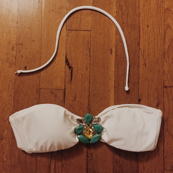 Victoria's Secret embellished swim top