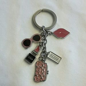 Coach  purse,sunglasses,lipstick  key Chain Fob