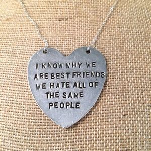 Alisa Michelle heart necklace!