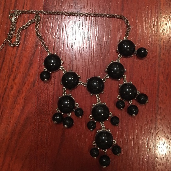 Black bubble necklace