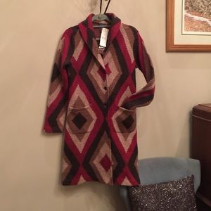 Ralph Lauren blanket sweater Aztec indian print S