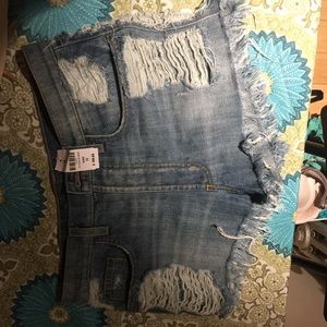 Distressed Jean Carmar Shorts !!