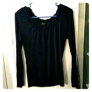 Long sleeve navy shirt