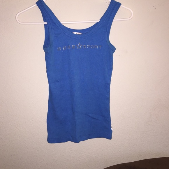 Blue BEBE sport tank