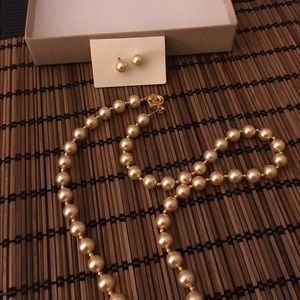 Necklace and earrings