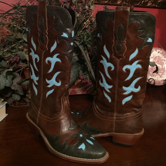 Roper Rockstar Cowgirl Boots. Sz 5.5