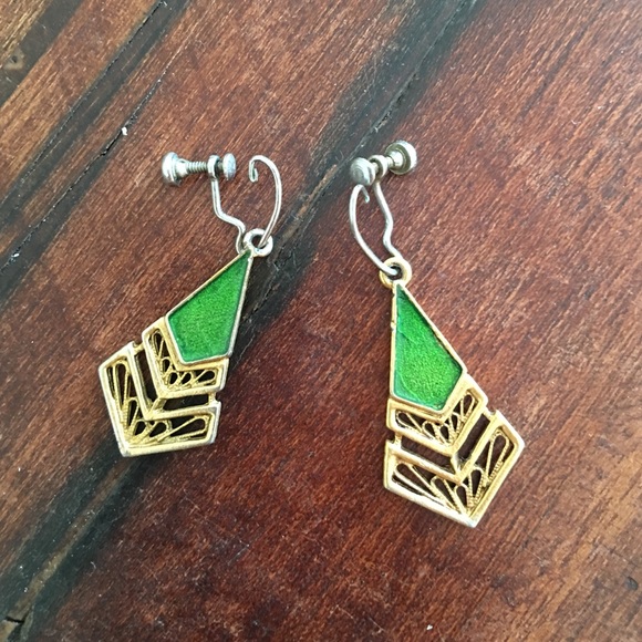 Unique antique earrings