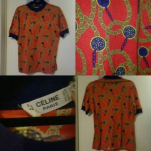 Celine Tops - CELINE paris pure cotton made in italy M 90s Celine Tops - CELINE paris pure cotton made in italy M 90s