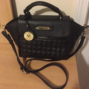 Black with Gold Accent Purse