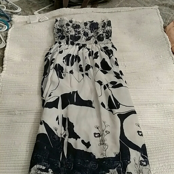Gorgeous white and blue dress