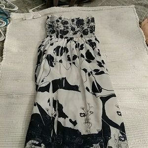 Gorgeous white and blue dress