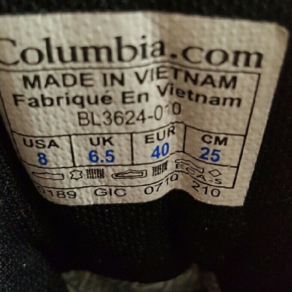 Columbia shoes
