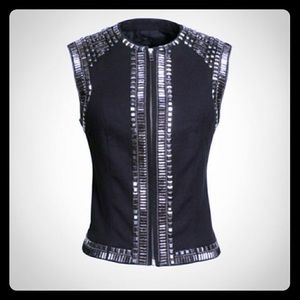 H&M Studded Vest - Black